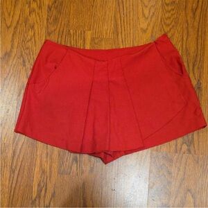 Red Princess Vera Wang Skorts Junior size 9